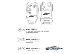 Télécommandes pour clapets / valves d'échappement ASR pour BMW 850ix G14/G15/G16