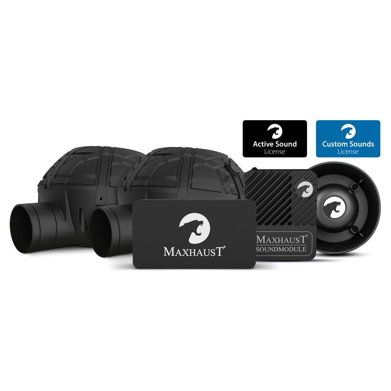 Active Sound Booster MAXHAUST XXL BUNDLE pour véhicule Essence Diesel Hybride Electrique (2008+)