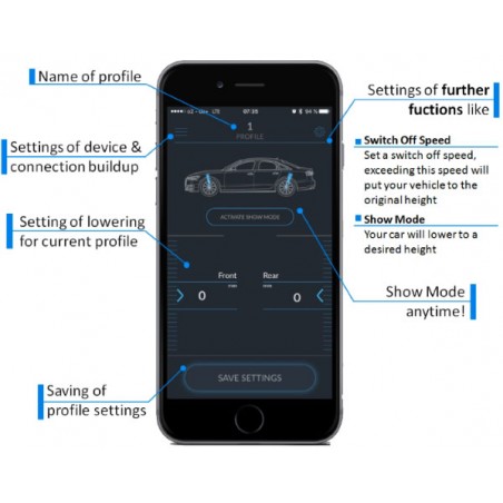 Module Active Suspension TESLA Model S (CETE AUTOMOTIVE)